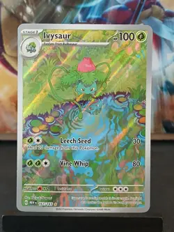 Ivysaur 167/165 Scarlet & Violet 151 English Pokemon Card NM - Image 4