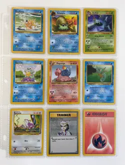 Pokemon Card Binder Collection - Vintage Card Lot | 1999-2000 WOTC Rare/Uncommon - Image 1