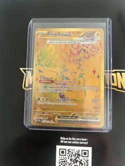 Pokemon TCG Pikachu EX Hyper Rare Card 179/131 Prismatic Evolutions - Image 1