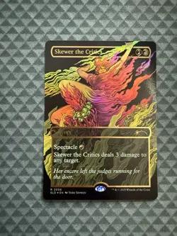 MTG Skewer the Critics #2056 Raised Foil Rare Secret Lair Drop Series (SLD) - Image 1
