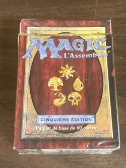 ***Sealed French 5th Edition Starter Deck** MTG 5th Edition Magic Kid Icarus - Image 1