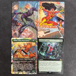 2025 Magic The Gathering MTG Marvel EN Strength of Will Green Goblin Lot*4 - Image 1