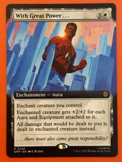 With Great Power (Extended Art) 0248, Reg, R and With Great Power, 0024, Foil, R - Image 3