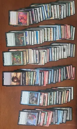 Mtg Lot Over 100 Rares Mythic Foils Full Art Birds Hawk Rats Mouse Bats Rabbits - Image 1