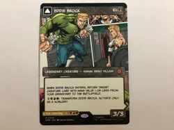 MTG Marvel’s Spider-Man EDDIE BROCK Borderless NM (9439) Graded Power - Image 1