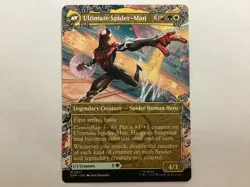 MTG Marvel’s Spider-Man MILES MORALES Borderless NM (9442) Graded Power - Image 2