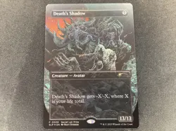 MTG Secret Lair Prize Promo DEATH’S SHADOW Foil NM (9451) Graded Power - Image 1