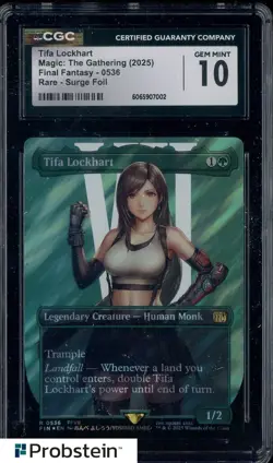 2025 Magic The Gathering MTG Final Fantasy Surge Foil Tifa Lockhart CGC 10 - Image 1