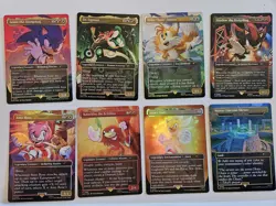 🔥 MTG Secret Lair Sonic The Hedgehog Friends & Foes Foil Edition Set Of 8 🔥 - Image 1