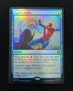 2025 Magic The Gathering MTG Marvel EN Foil R 0046 Spider-Sense AK001 - Image 1