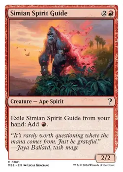 NM MTG SIMIAN SPIRIT GUIDE WHITE BORDER MYSTERY BOOSTER 2 - Image 1