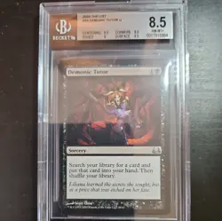 Demonic Tutor BGS 8.5 NM-MT+ MTG Duel Decks Demonic vs Devine - Image 1
