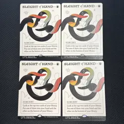 MTG *Sleight of Hand X4* (NM) Secret Lair Play Promo Magic Free Shipping - Image 1