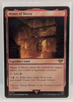 MTG Mines of Moria Universes Beyond: The Lord of the Rings Regular Rare NM - Image 1