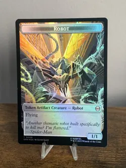 Robot / Food (Foil) Token MTG Spider-Man - Image 1