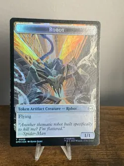 Robot / Food (Foil) Token MTG Spider-Man - Image 2