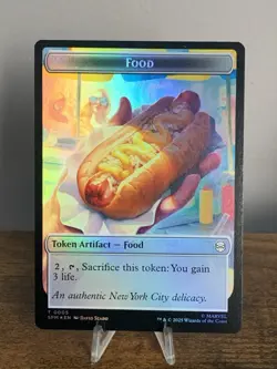 Robot / Food (Foil) Token MTG Spider-Man - Image 3