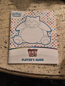 SCARLET & VIOLET 151 Players Guide - SNORLAX Cover ETB Booklet - Pokemon TCG - Image 1