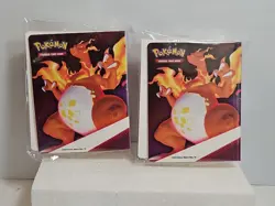 POKEMON TCG Card Storage Mini Portfolio Binder Lot Of 2 Pikachu, Charizard Vmax - Image 2
