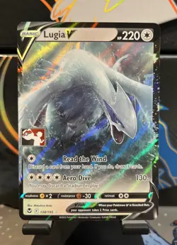 Pokemon TCG Lugia v 138/195 Stamped Promo Prize Pack Series NM Rare - Image 1