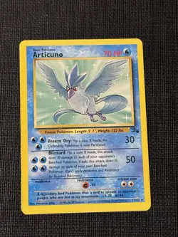 Pokemon TCG - Articuno - 17/62 - Rare Unlimited - Fossil Unlimited LP/NM - Image 1