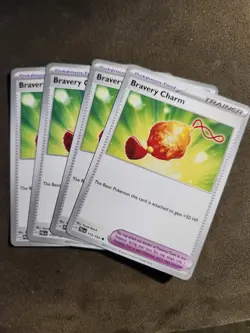 [4x Playset] Bravery Charm 173/193 - SV02: Paldea Evolved (PAL) - Pokemon TCG - Image 1