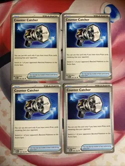 4x Counter Catcher 160/182 Non Holo Playset Uncommon Paradox Rift Pokemon TCG NM - Image 1