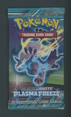 2013 Pokemon BW Plasma Freeze Booster Pack Thundurus Art Sealed - Image 1
