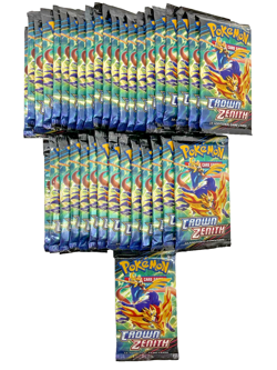 Lot of (36) Pokemon TCG: Crown Zenith Booster Pack Factory Sealed - Image 1