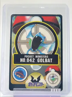 GOLBAT 1997 POKEMON JAPANESE BANDAI CARDDASS #042 Q5444 - Image 2
