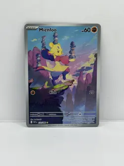 Pokemon Card Mienfoo IR Scarlet & Violet White Flare 133/086. NM/M - Image 1