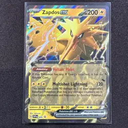 Zapdos ex 049 Sv: Scarlet & Violet Promo Cards Holo Pokemon Card - Image 1