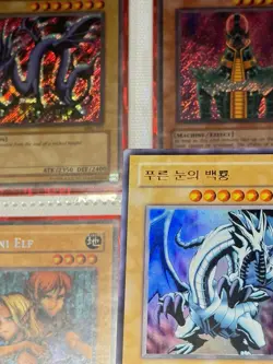 Yu-Gi-Oh! Blue-Eyes White Dragon LOB-K001 Ultra Rare Card Korean - Image 4