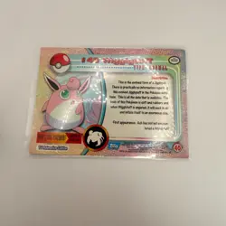 Pokemon #40 Wigglytuff Card Foil Holo Topps 2000 TV Animation Series 1 - Image 3
