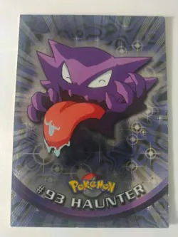 2000 Topps Pokemon Tv Animation Edition Blue Foil Card #93 Haunter - Image 1