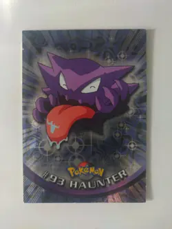 2000 Topps Pokemon Tv Animation Edition Blue Foil Card #93 Haunter - Image 3