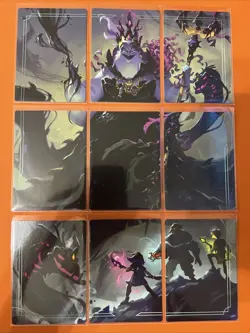 Disney Lorcana - Ursula’s Return - Ursula Puzzle Pieces - Complete Set 9 Cards - Image 1