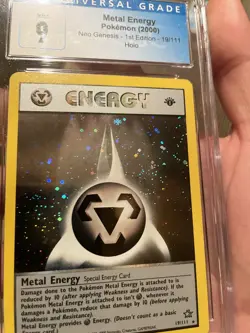 Metal Energy Neo Genesis 1st Edition Holo English Pokemon Card - CGC 9 - Image 3