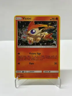 Victini HP70 SM225 Gold Metal Pokemon Card-Collectible Gift - Image 1