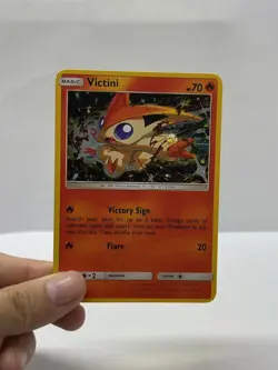 Victini HP70 SM225 Gold Metal Pokemon Card-Collectible Gift - Image 3