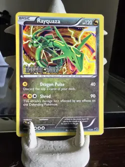 Rayquaza Dragon Vault Holo Stamped Card 11/20 - Image 1