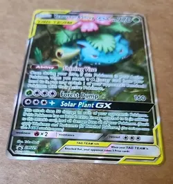 Venasaur & Snivy GX Tag Team SM229 - 2019 Black Star Promo Pokemon Card TCG - Image 2