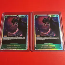 Dracule Mihawk OP12-030 SR 2 Card Lot Legacy of the Master One Piece - Image 1