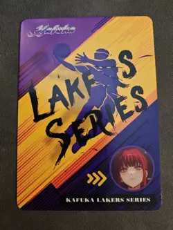 MAKIMA CHAINSAW MAN LAKERS ACG Waifu Holo Girl Card - Image 2