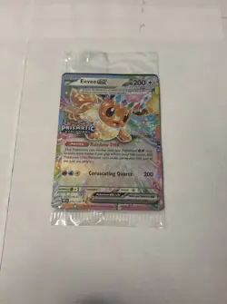 Eevee ex 075/131 Sealed Stamped Promo Card Prismatic Evolutions Pokemon TCG - Image 1