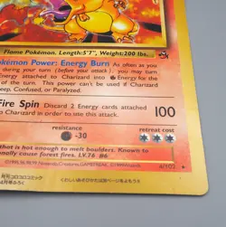 Pokemon Card Charizard 4/102 Corocoro Comic Promo JUMBO P English Japan JB53 - Image 5