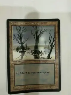 Snow-covered Swamp X 1 Magic The Gathering Card Rare - Image 1