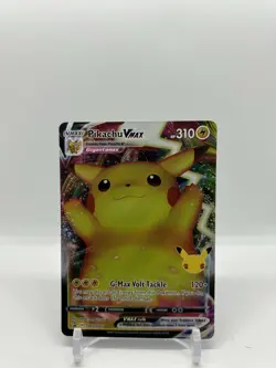 Pikachu VMAX SWSH062 SWSH: Sword & Shield Promo Cards Holo Light Play - Image 1