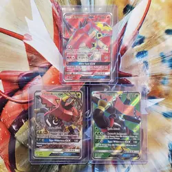 Tapu Bulu GX Full Art + Regular + Turtonator GX - Pokemon Cards - Lot #213 - Image 1