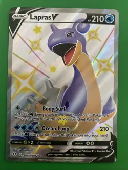 Lapras V SV110/SV122 Shining Fates Shiny Vault Full Art Pokemon Card Mint - Image 1